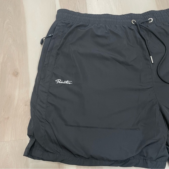 NWT Primitive Skateboarding Men's XXX Large Shorts Mesh Lined Black Swim Shorts - Picture 2 of 10